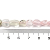 Natural Prehnite & Rose Quartz Beads Strands G-L610-B09-01-5