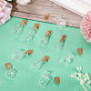 10Pcs Clear Glass Wishing Bottles AJEW-TA0002-85B-7