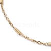 Ion Plating(IP) 304 Stainless Steel Satellite Chain Bracelets for Men Women STAS-B039-12G-2