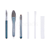 90Pcs 3 Style PE Makeup Brush Protector Reusable Expandable Mesh Cover AJEW-FH0003-18A-1