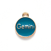 Alloy Enamel Pendants ENAM-S124-01B-05I-3