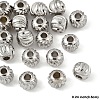 20Pcs Brass Spacer Beads KK-YW0003-18D-P-1