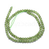 Natural Green Apatite Beads Strands G-K224-08-4mm-2
