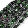 Natural Ruby in Zoisite Beads Strands G-P497-01C-50-1