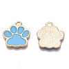 Alloy Enamel Pendants ENAM-T016-22LG-E-RS-3