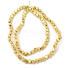Electroplate Glass Beads Strands EGLA-F166-04A-G-2