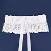 Polyester Bowknot Wide Elastic Corset Belts AJEW-WH0248-31A-3