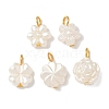Plastic Pearl Charms PALLOY-JF04027-02-1