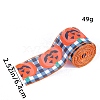 5M Halloween Cotton Pumpkin Printed Ribbon PW-WG77635-04-1