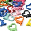 20Pcs Spray Painted Alloy Lobster Claw Clasps FIND-YW0001-73-2