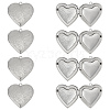 Unicraftale 10Pcs 304 Stainless Steel Locket Pendants STAS-UN0026-26-1