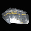 Plastic Hair Tie Display Cards CDIS-R034-57-1
