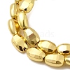 Electroplate Glass Beads Strands EGLA-F166-12-4