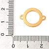 Ion Plating(IP) 304 Stainless Steel Ring Links Connector Charms STAS-U025-12G-3