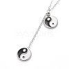 YinYang 304 Stainless Steel Enamel Jewelry Sets SJEW-H302-07-3