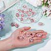 20Pcs Polyester & Rhinestone Girls Hair Accessories OHAR-TA0001-17-7