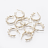 Brass Stud Earring Findings KK-E768-10G-2