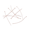 Brass Ball Head Pins X-KK-WH0058-02D-RG-3