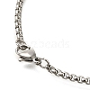 201 Stainless Steel Guitar Pendant Box Chain Necklaces NJEW-R001-06P-03-4