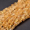 Natural Citrine Chip Beads Strands X-G-E271-100-1