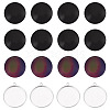 10Pcs 304 Stainless Steel Pendant Cabochon Settings DIY-TA0015-76B-2