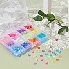 600Pcs 12 Colors Transparent Acrylic Beads TACR-YW0001-34-8