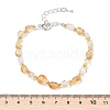 Natural Citrine Beads Bracelets for Women BJEW-H623-02S-01-5