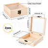 Wooden Box CON-WH0080-17B-2