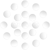 250Pcs Acrylic Self Adhesive Mirror Wall Stickers AJEW-SP0001-21A-1