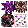 GOMAKERER 20Pcs Alloy Rhinestone Snap Button BUTT-GO0001-03A-5