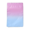 Two Tone Rectangle Plastic Zip Lock Gift Bags OPP-B006-01A-02-1