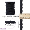 Gorgecraft 30 Yards Picot Edged Lingerie Sewing Elastic DIY-GF0009-38A-2