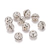 Brass Rhinestone Beads RB-A011-8mm-01S-5