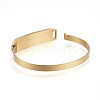 304 Stainless Steel ID Bangles BJEW-F354-12G-3