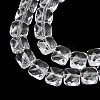 Transparent Glass Beads Strands GLAA-L050-A18-3