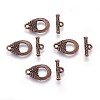 Tibetan Style Alloy Toggle Clasps PALLOY-J471-15R-1