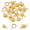 15Pcs 201 Stainless Steel Snap Clasps STAS-DC0016-46-1