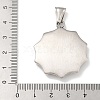 304 Stainless Steel Pendants STAS-Z097-12AS-3