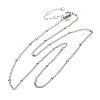 Anti-Tarnish 304 Stainless Steel Satellite Chain Necklaces for Women NJEW-K255-14P-4