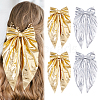 4Pcs 2 Colors Cloth Bowknot Hair Barrettes PHAR-FH0001-08-1