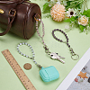 3Pcs Cat Eye Bead Keychains KEYC-FG00006-4