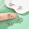 SHEGRACE Brass Spring Ring Clasps XGRQ58643-785P-4