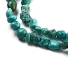 Natural HuBei Turquoise Beads Strands G-B089-B01-01-4