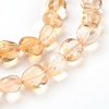 Natural Citrine Beads Strands G-F575-12-3