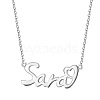 SHEGRACE Rhodium Plated 925 Sterling Silver Pendant Necklaces JN886A-1