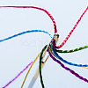 GOMAKERER 10 Rolls 10 Colors Polyester Braided Cords OCOR-GO0001-02-7