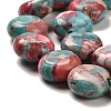 Synthetic Regalite/Imperial Jasper/Sea Sediment Jasper Beads Strands G-F765-M01-01-4