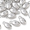 SHEGRACE Brass Micro Pave Clear Cubic Zirconia Charms XGRQ7H528-958P-1