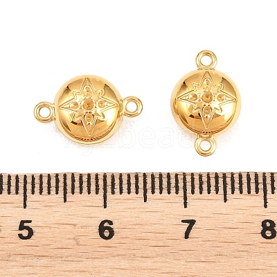 304 Stainless Steel Magnetic Clasps with Loops STAS-P452-04H-G-1