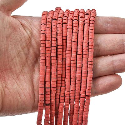 Dyed Synthetic Turquoise Beads Strands G-Z089-A04-P-1